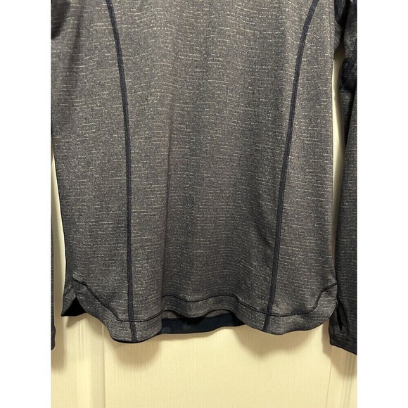 Lululemon Turn It Up Long Sleeve Top Thumbholes Heathered Inkwell Women’s 4 Blue - Picture 16 of 16